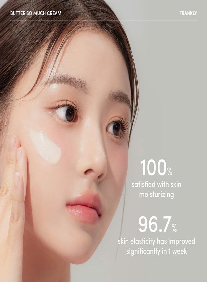 FRANKLY Butter So Much Cream Jumbo - Intense Moisturizing | Face Moisturizer | 20% Vegan Butter & Plant Oils | 5% Murumuru Butter & 6.3% Jojoba | For Dry & Sensitive Skin | - 2.7 fl. Oz. - Image 4